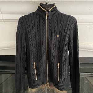 Ralph Lauren zip knit sweater